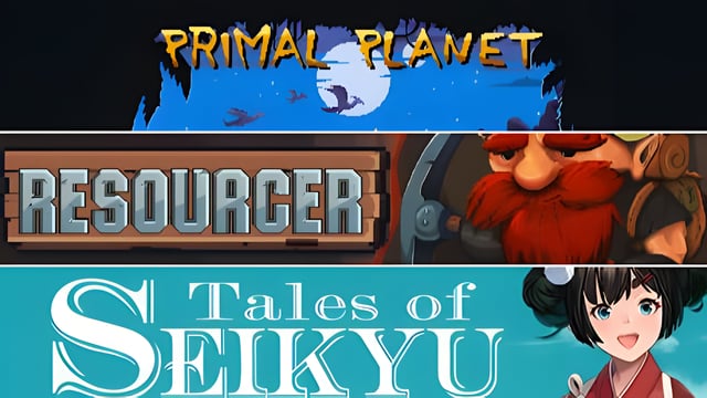 恐竜の惑星でサバイバル生活『Primal Planet』『Resourcer』『Tales of Seikyu』