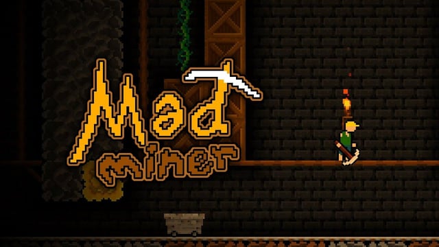 自分以外にモグラしか居ない地底世界で掘りまくれ『Mad Miner』