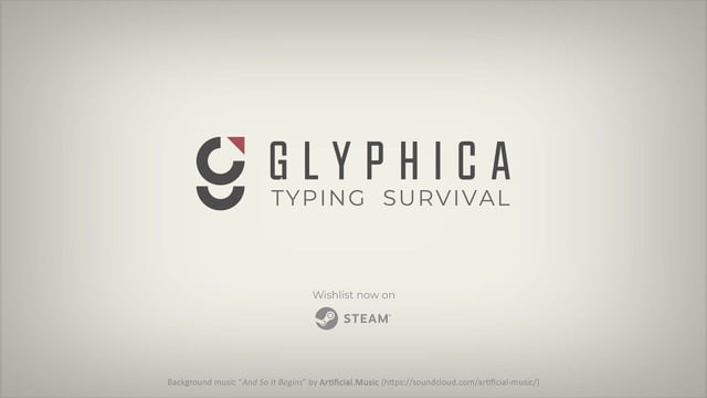 迫りくる敵をタイピングで狙い撃ち、最強のビルドでせん滅せよ『Glyphica: Typing Survival』